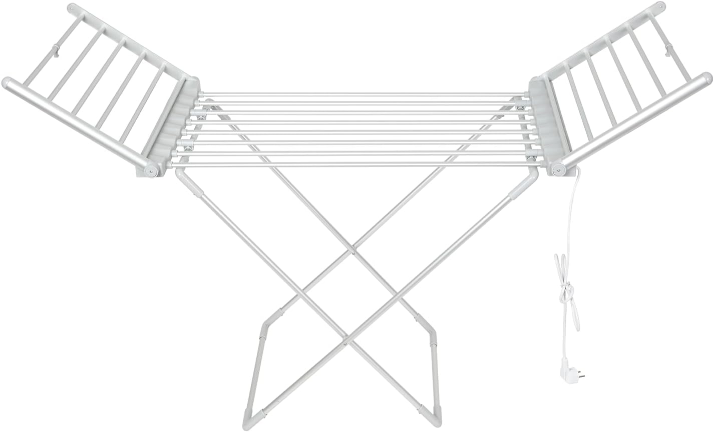 Séchoir Électrique XXL 1,6m - 230W - Température 45-55°C - Séchage Rapide Jusqu'à 15kg - Câble 1,4m - Idéal pour Intérieur