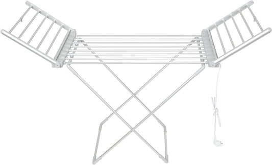 Séchoir Électrique XXL 1,6m - 230W - Température 45-55°C - Séchage Rapide Jusqu'à 15kg - Câble 1,4m - Idéal pour Intérieur