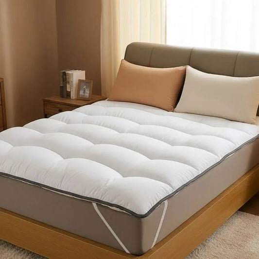 Surmatelas Nuage - 140x200 cm - Hypoallergénique, Respirant, Anti-Acariens, Idéal Matelas 2 Places